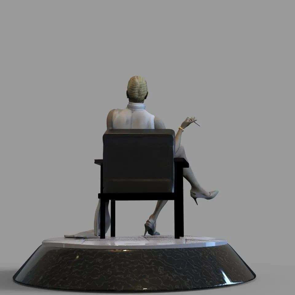 Sharon Stone  basic instinct 3D print model_2