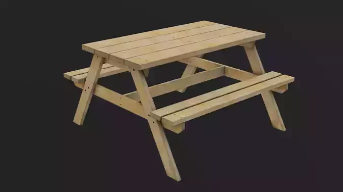 Wooden Picnic Table