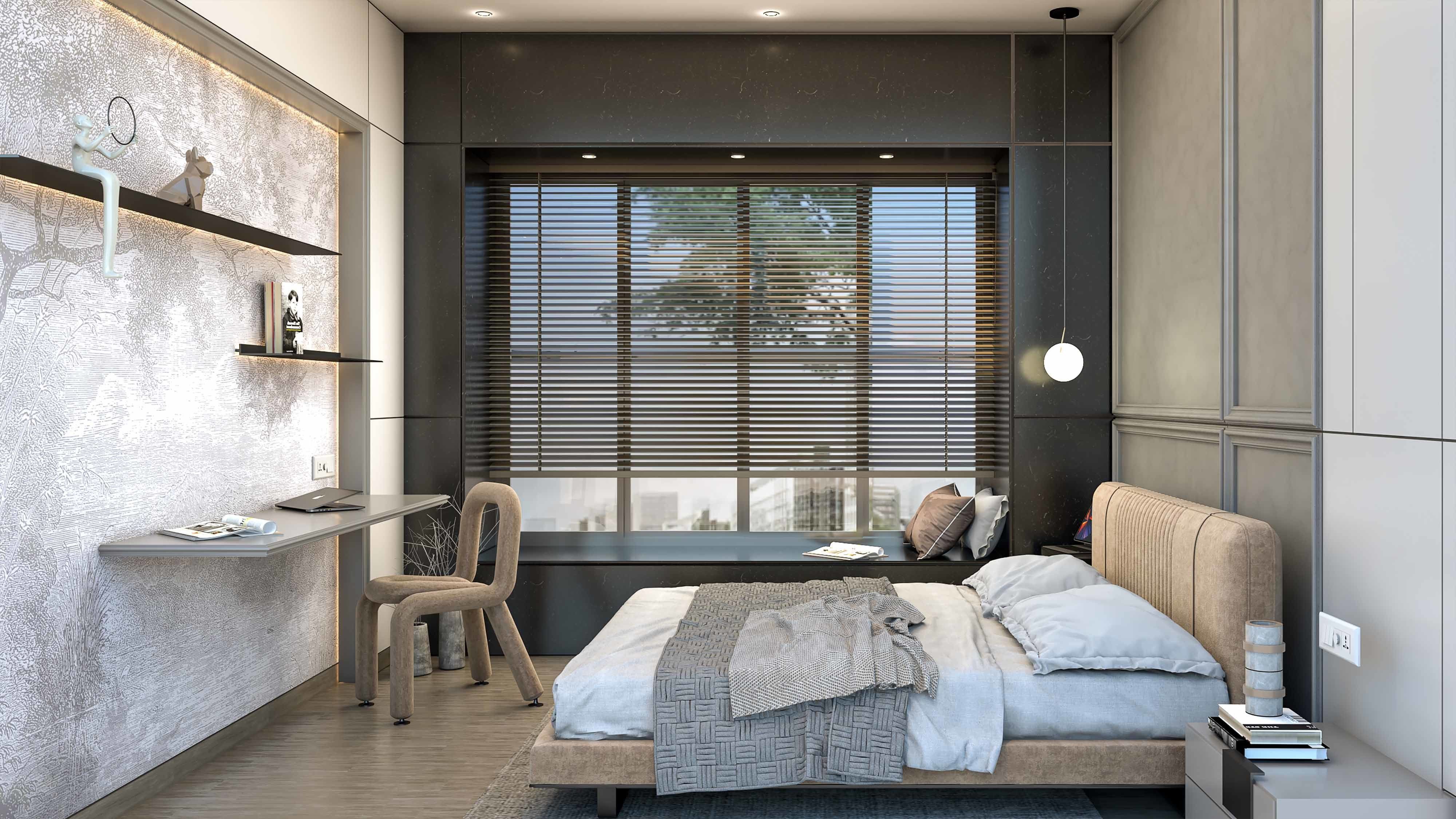 bedroom skp model 3D model_3