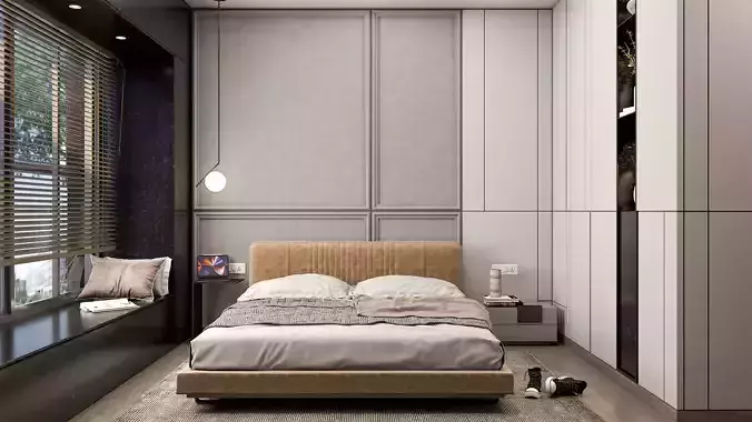 bedroom skp model