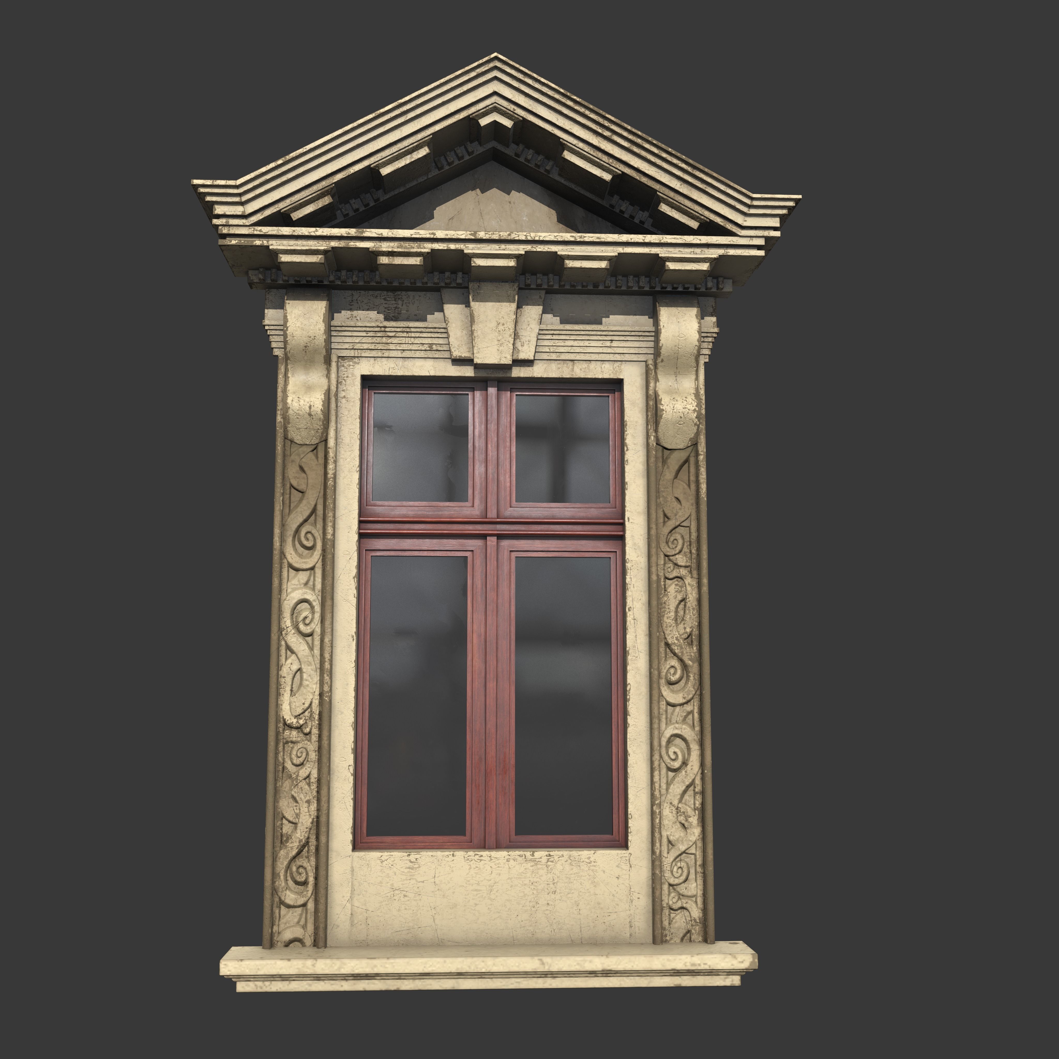 3D model Classic Cartoon style of PBR Modular Windows Collection 1 VR ...