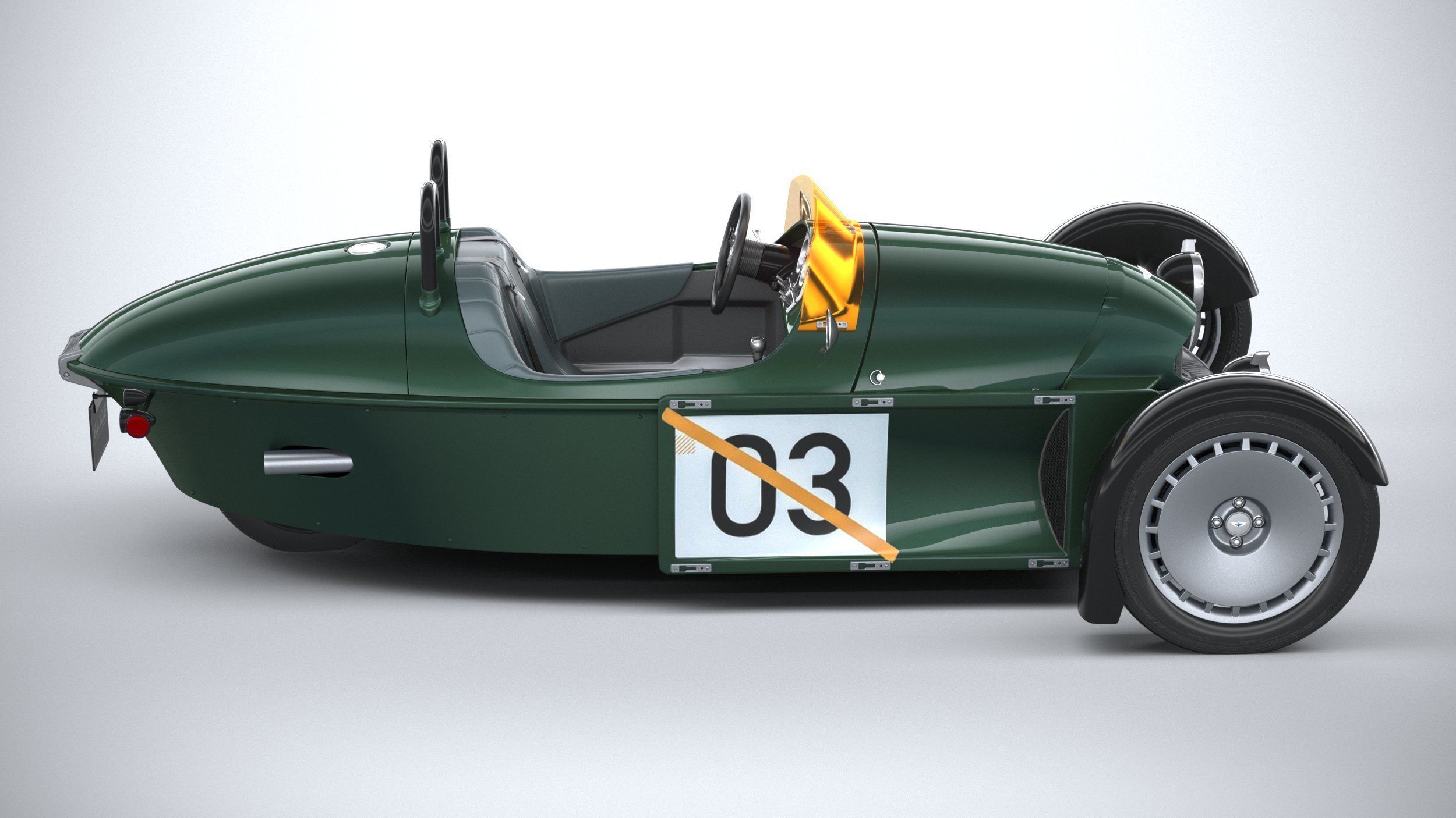 Morgan Super3 2023 3D model_11