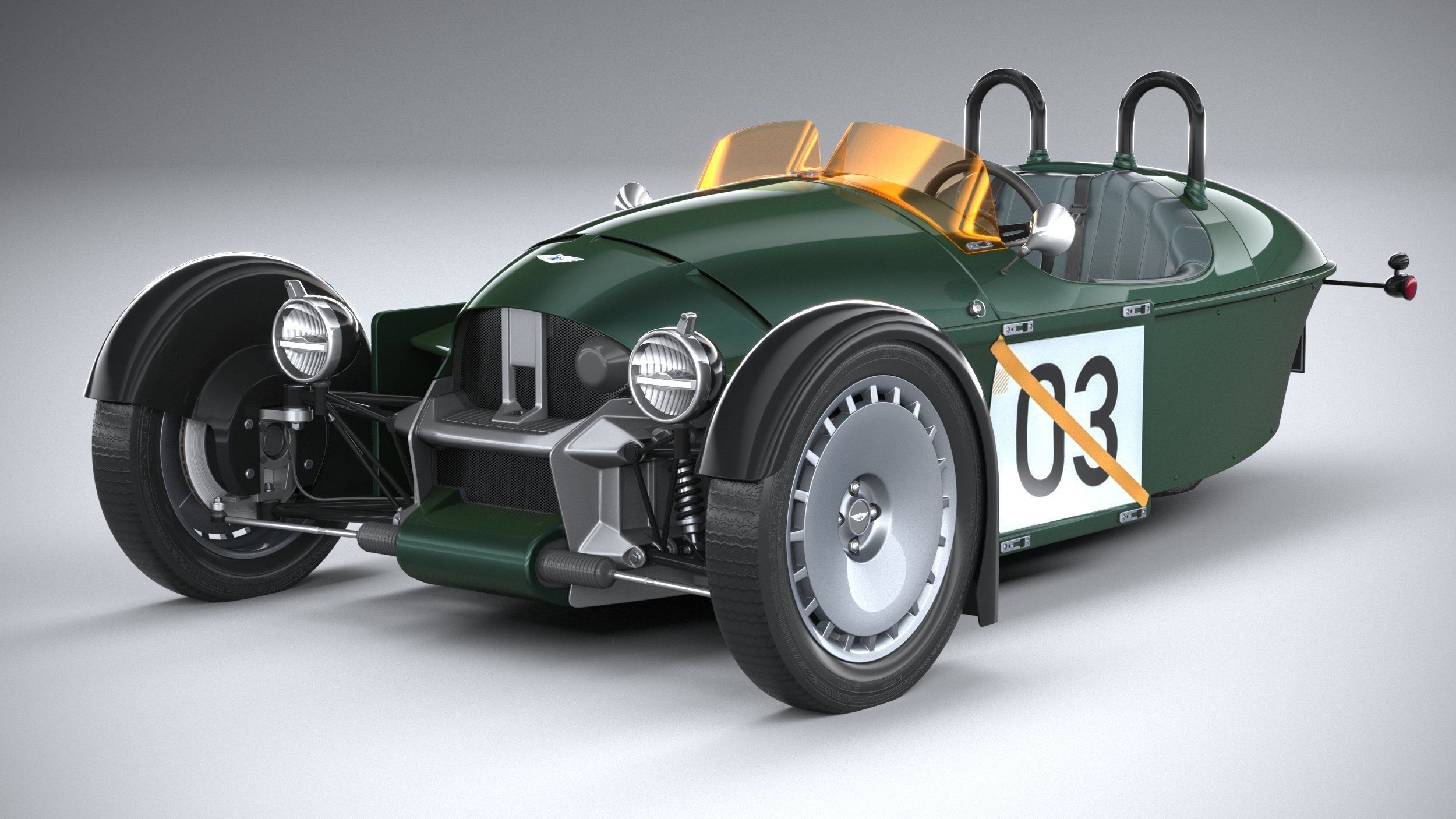 Morgan Super3 2023 3D model_1