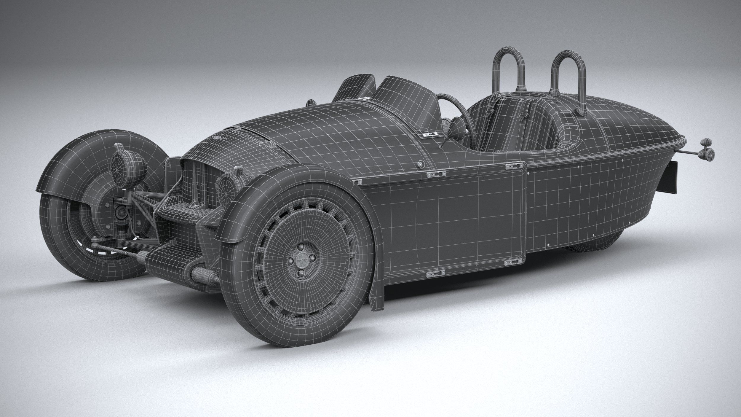 Morgan Super3 2023 3D model_28