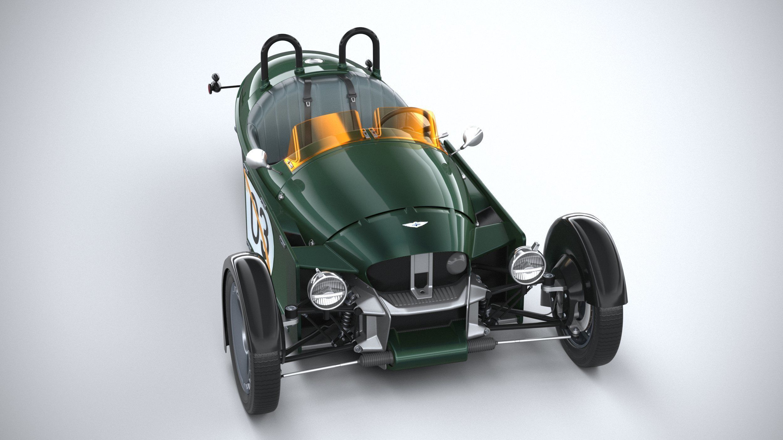 Morgan Super3 2023 3D model_12