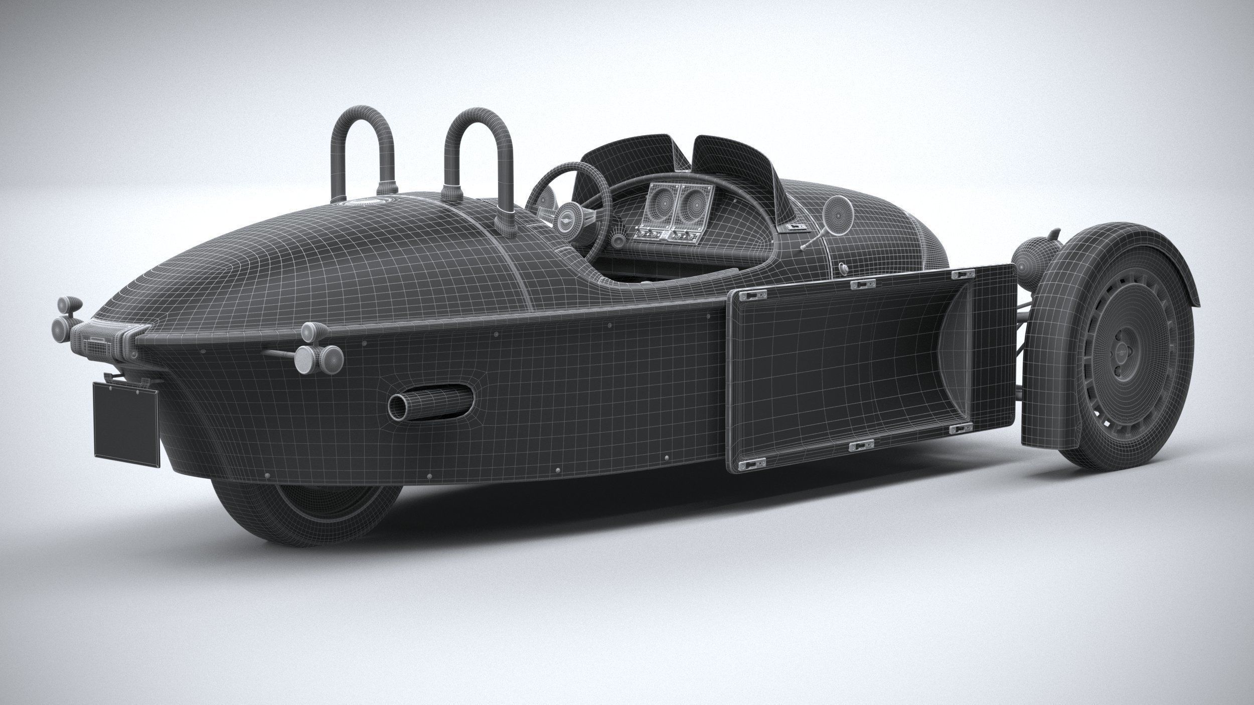Morgan Super3 2023 3D model_27