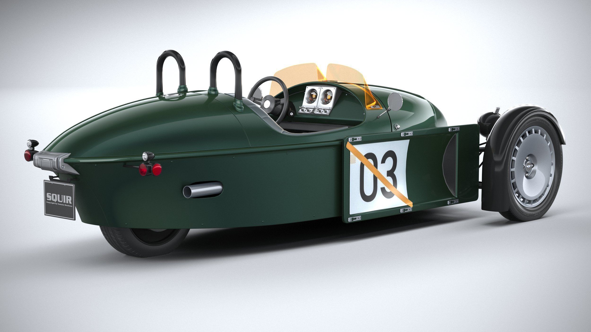 Morgan Super3 2023 3D model_17