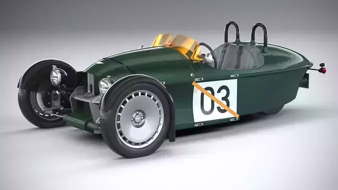 Morgan Super3 2023 3D model