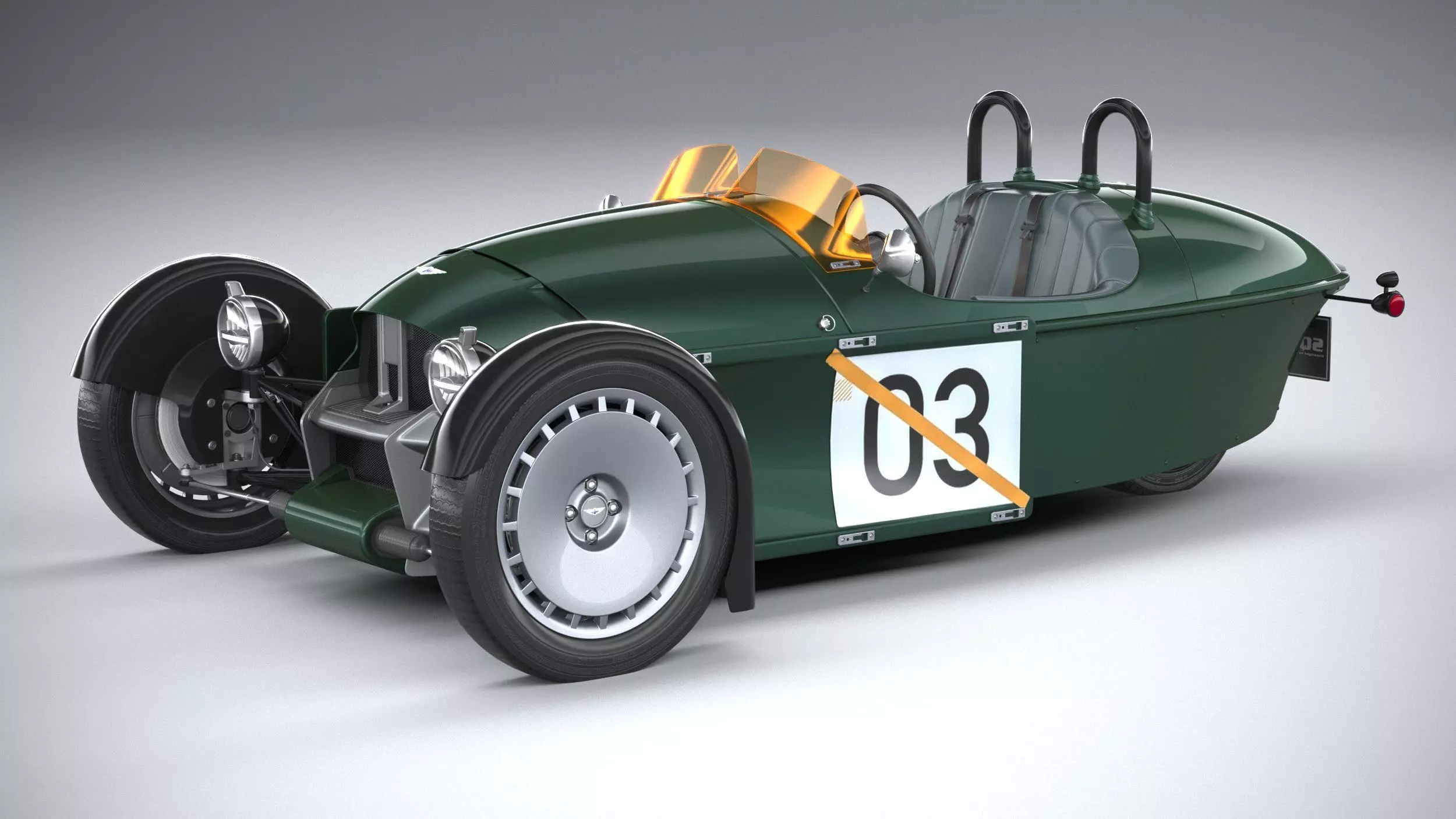 Morgan Super3 2023 3D model_0