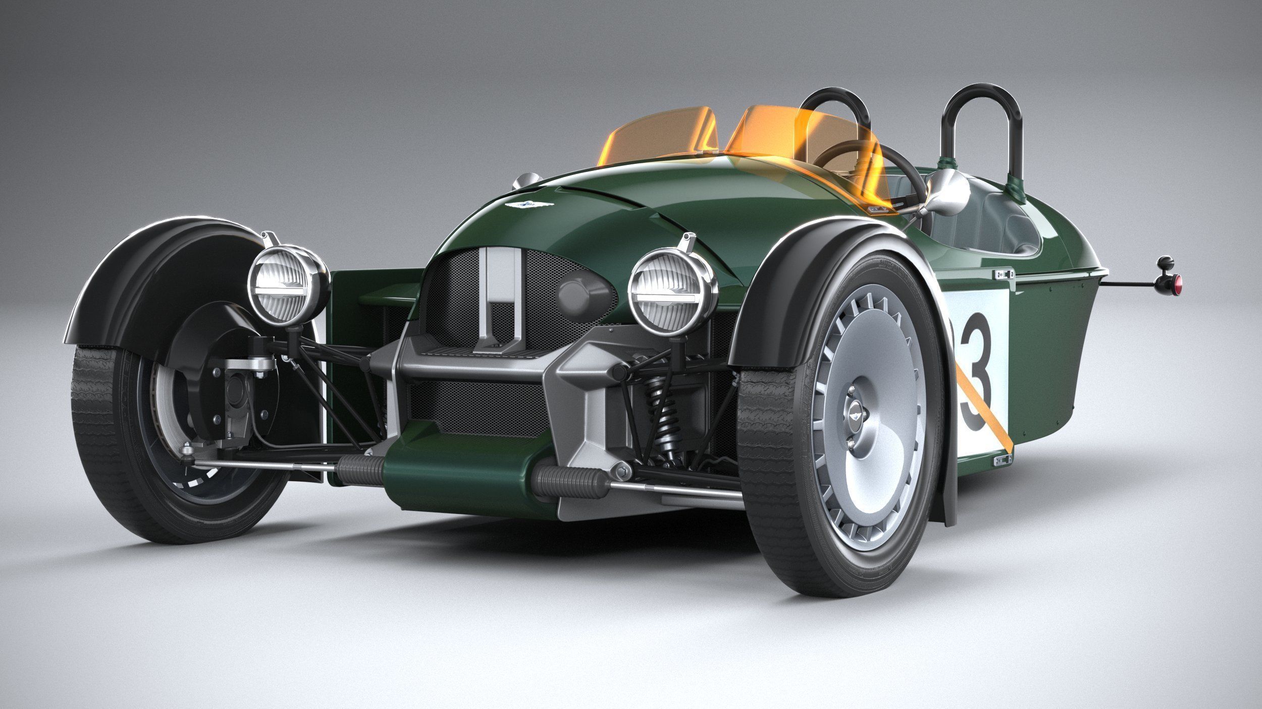 Morgan Super3 2023 3D model_2