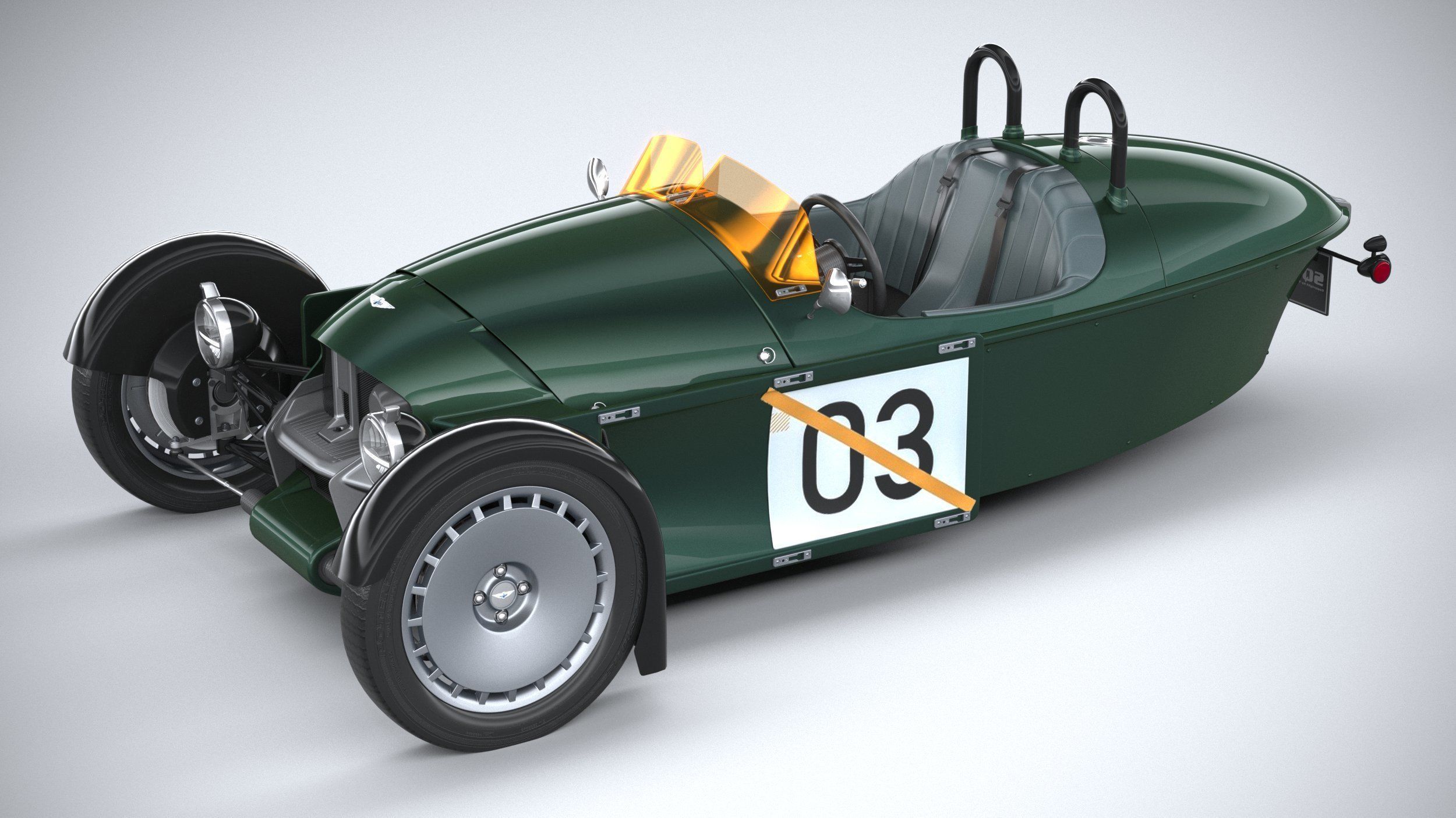 Morgan Super3 2023 3D model_7