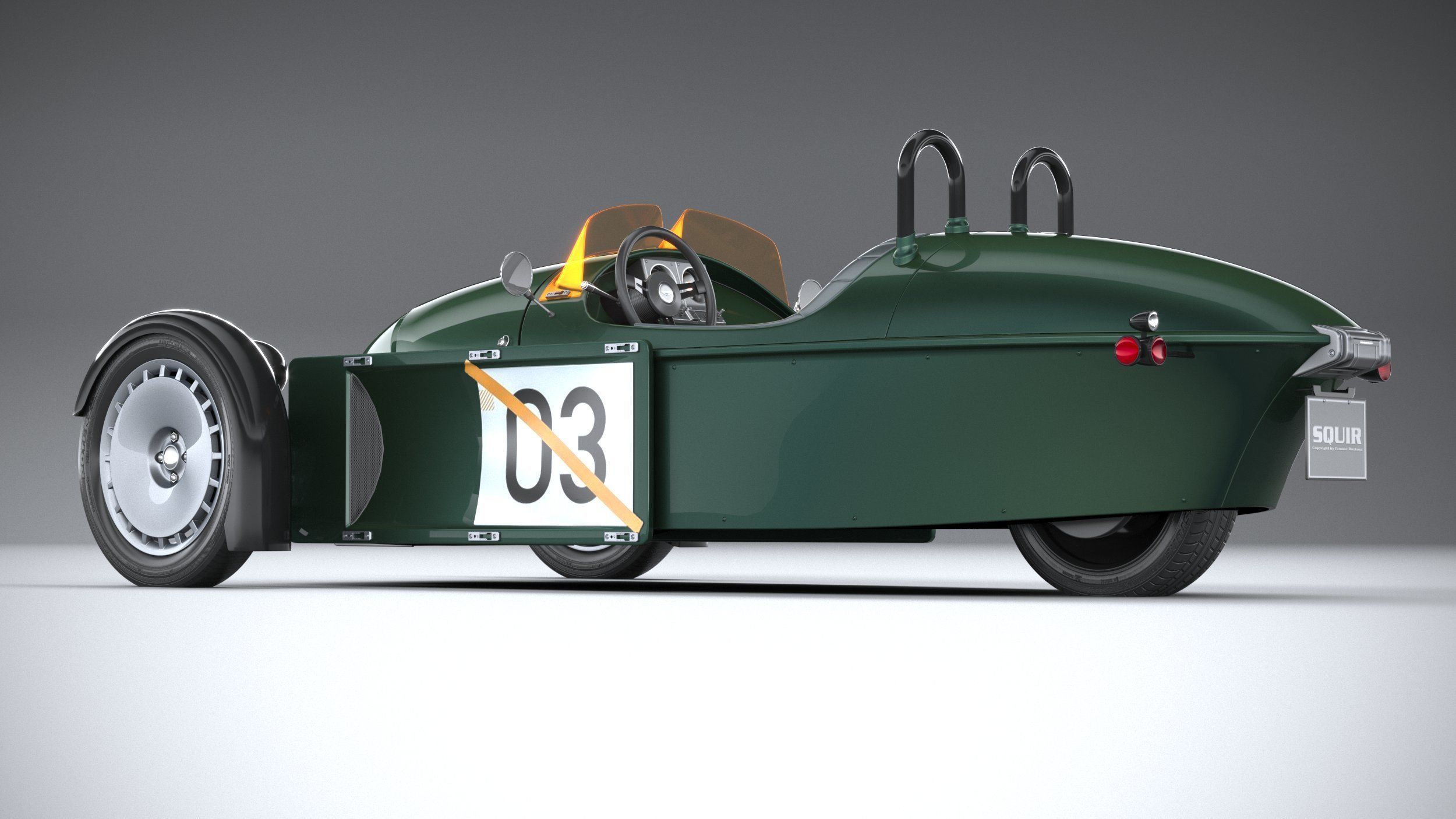 Morgan Super3 2023 3D model_5
