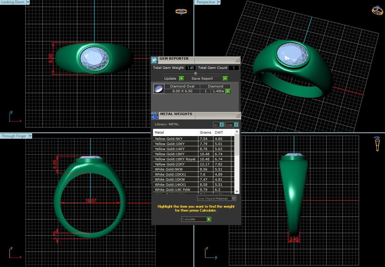 Ring-men ring 3D print model_6