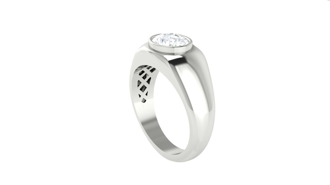 Ring-men ring 3D print model_5