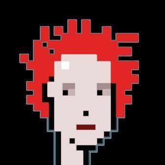 Cryptopunk Crypto Bitcoin Coin NFT 0475 3D model_8