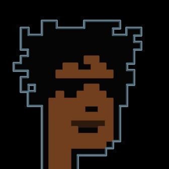 Cryptopunk Crypto Bitcoin Coin NFT 0472 3D model_8