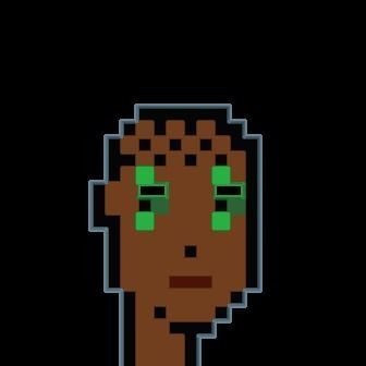 Cryptopunk Crypto Bitcoin Coin NFT 0471 3D model_8