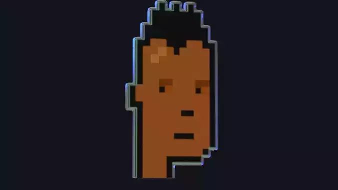 Cryptopunk Crypto Bitcoin Coin NFT 0468