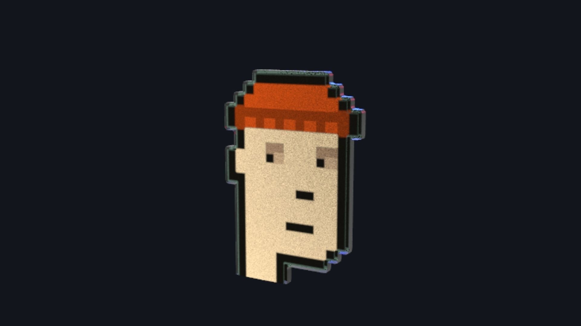 Cryptopunk Crypto Bitcoin Coin NFT 0452 3D model | CGTrader