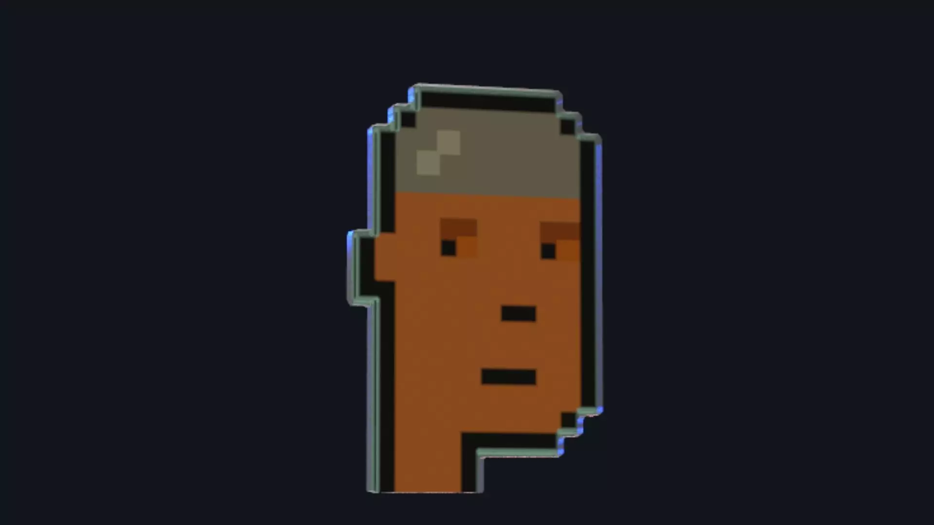 Cryptopunks Crypto Bitcoin Coin NFT 0451 3D model | CGTrader