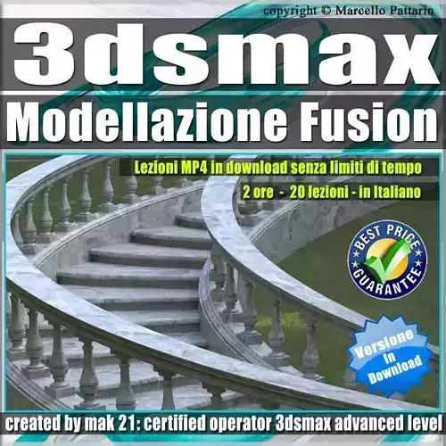 3ds max Modellazione Architettonica Fusion 3D model