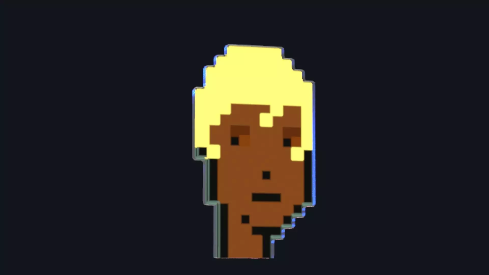 Cryptopunks Crypto Bitcoin Coin NFT 0440 3D model | CGTrader
