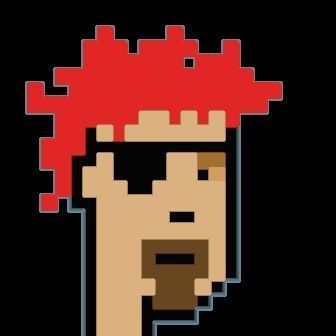 Cryptopunks Crypto Bitcoin Coin NFT 0437 3D model_8