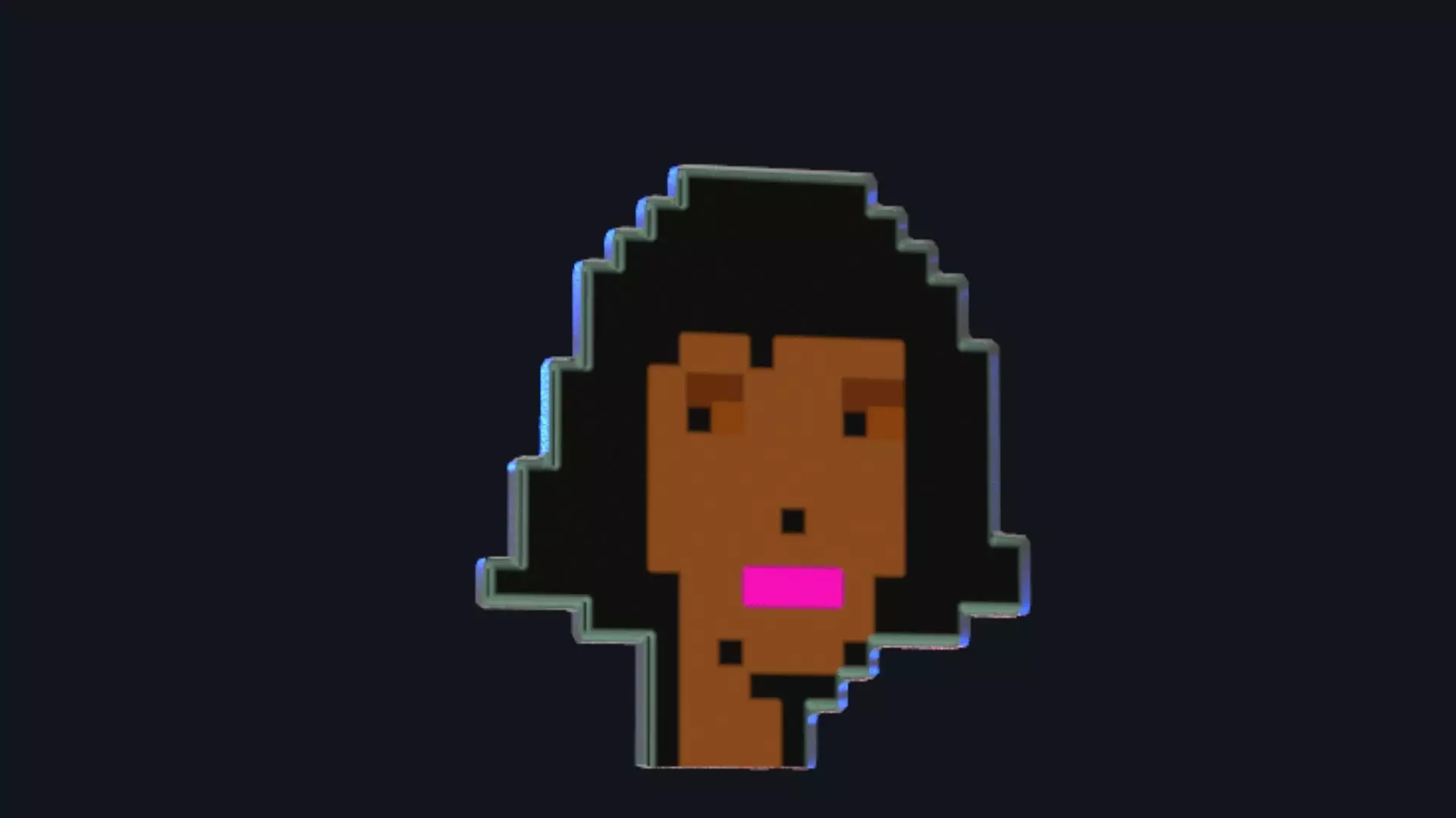 Cryptopunks Crypto Bitcoin Coin NFT 0430 3D model | CGTrader
