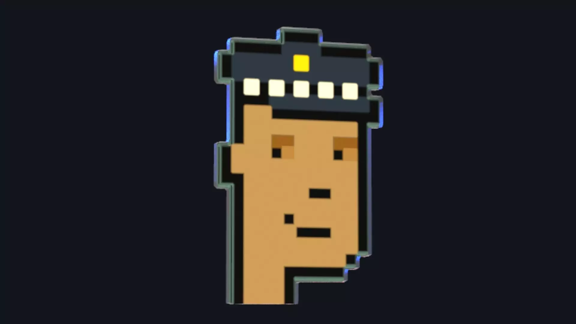 Cryptopunks Crypto Bitcoin Coin NFT 0429 3D model | CGTrader
