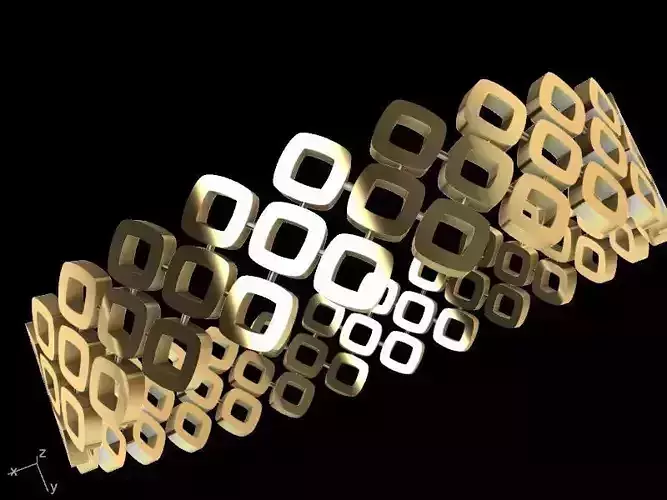 rhombus bangle 2 types stl verified 