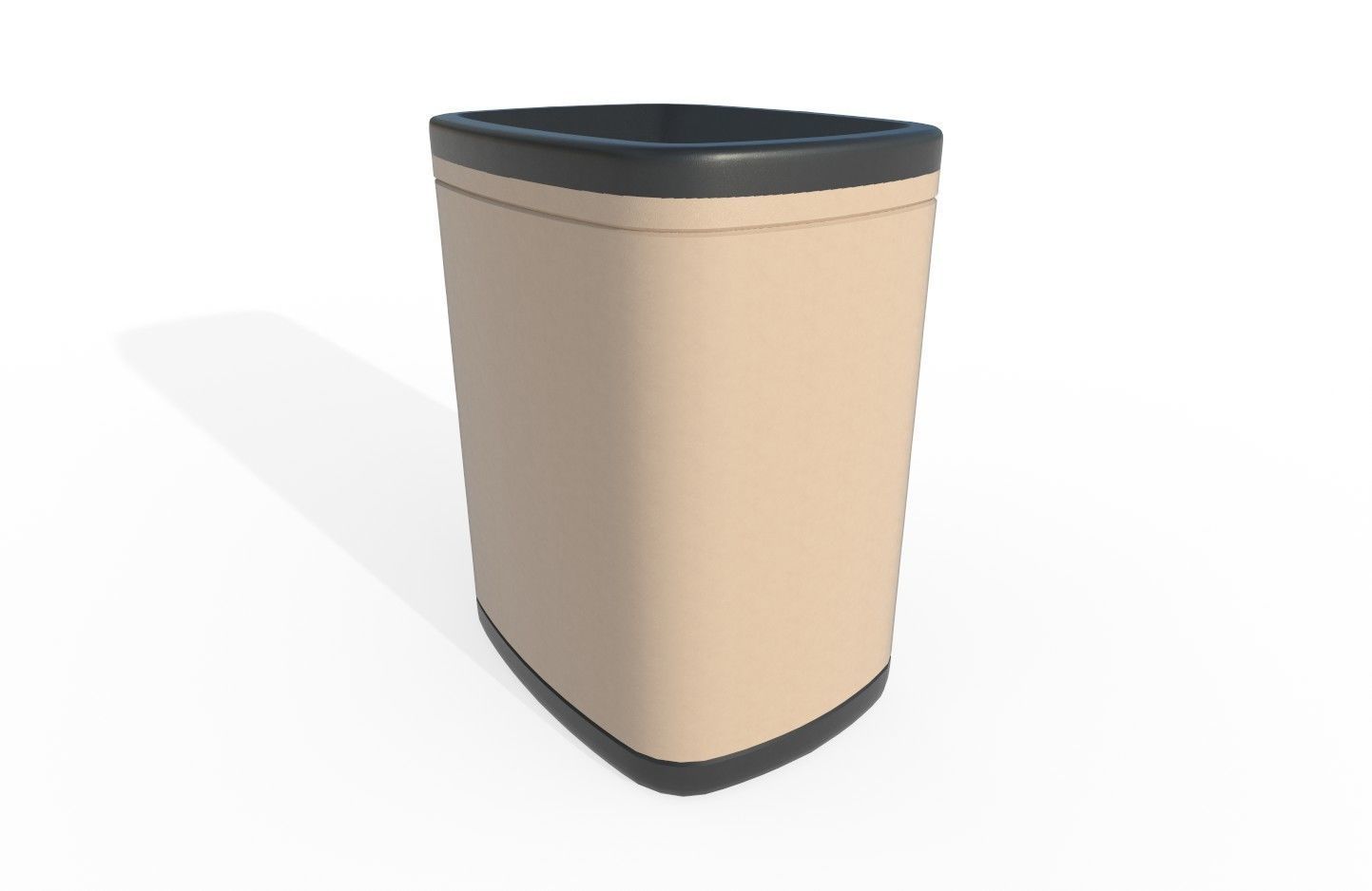 Trashbin M01 Low-poly 3D model_5