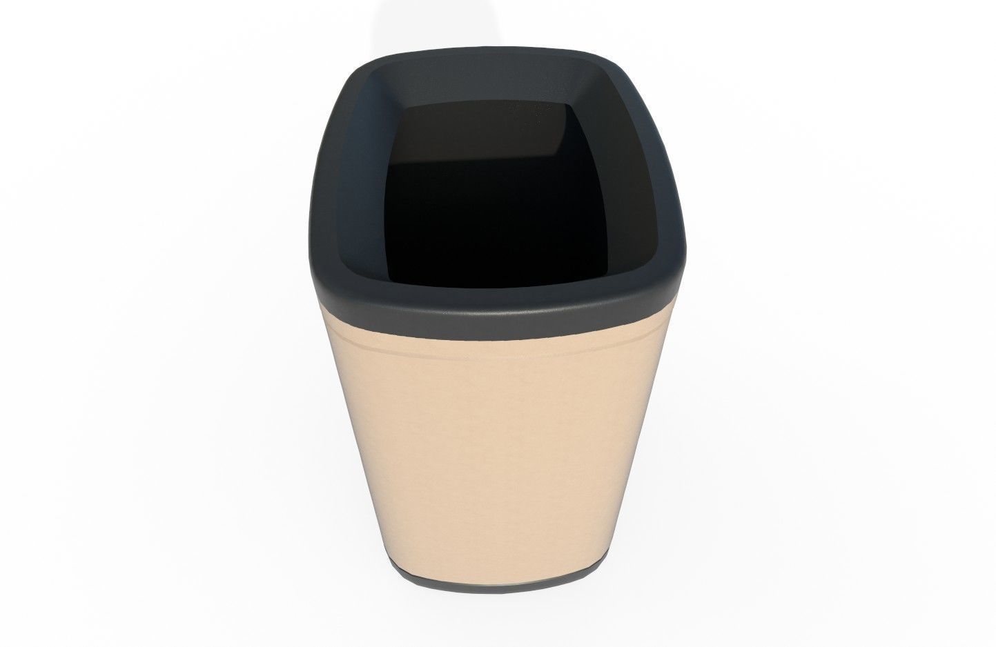Trashbin M01 Low-poly 3D model_6