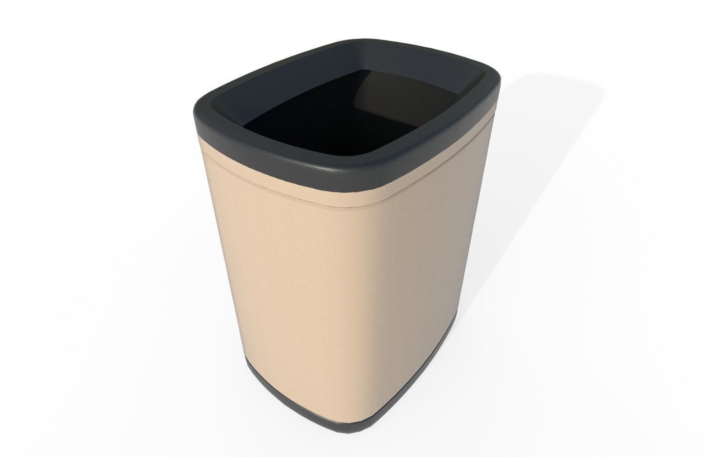 Trashbin M01 Low-poly 3D model_7