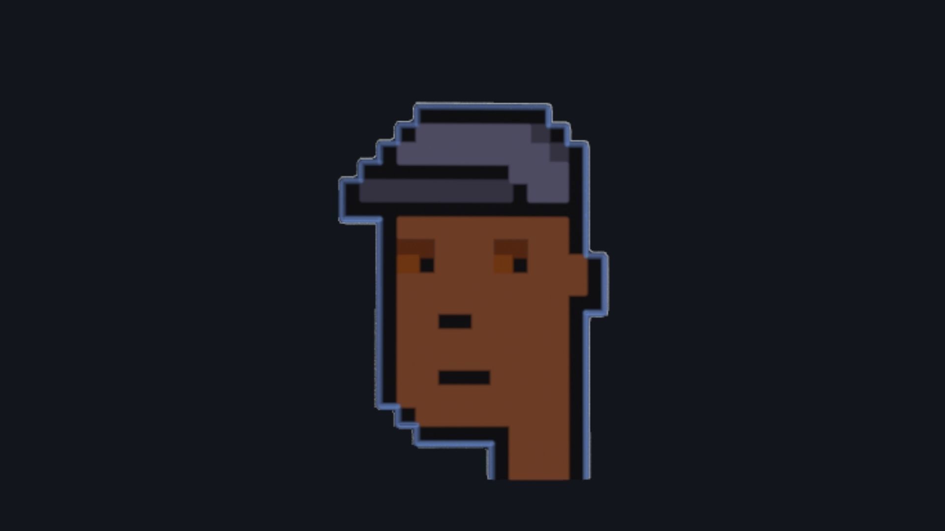 Cryptopunks Crypto Bitcoin Coin NFT 0408 3D model_7