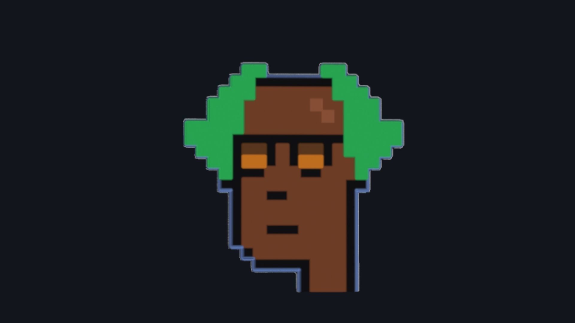 Cryptopunk Crypto Bitcoin Coin NFT 0403 3D model_7