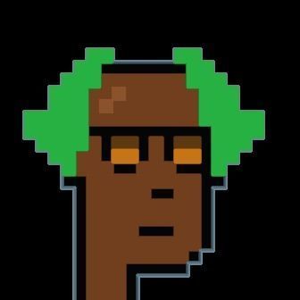 Cryptopunk Crypto Bitcoin Coin NFT 0403 3D model_8