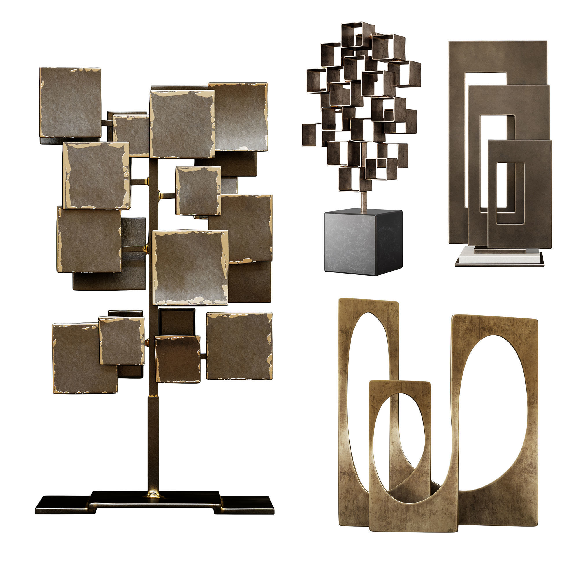 Arteriors Sculptures Pack vols 1-4 3D Model Collection_3