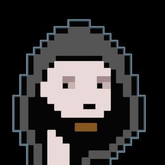 Cryptopunk Crypto Bitcoin Coin NFT 0364 3D model_8