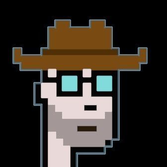 Cryptopunk Crypto Bitcoin Coin NFT 0363 3D model_8