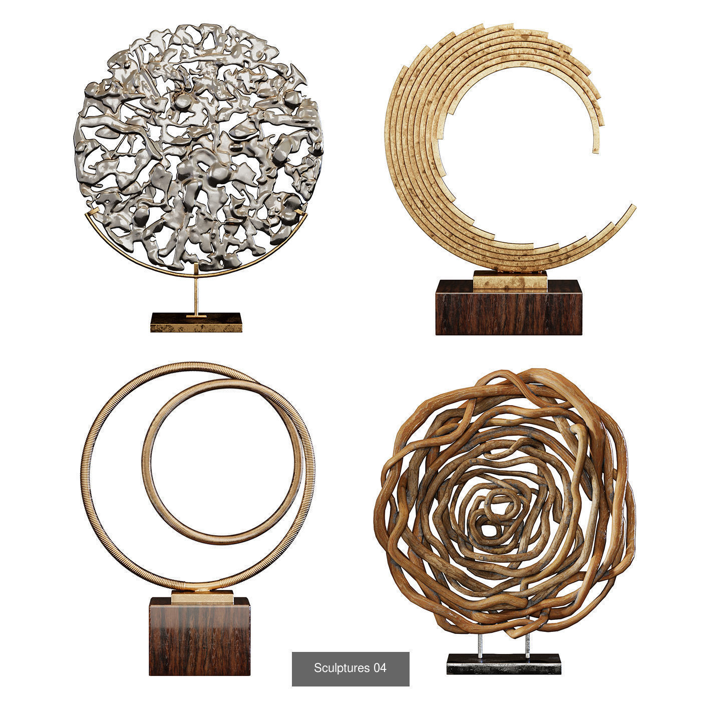 Sculptures Mega Pack 3D Model Collection_10