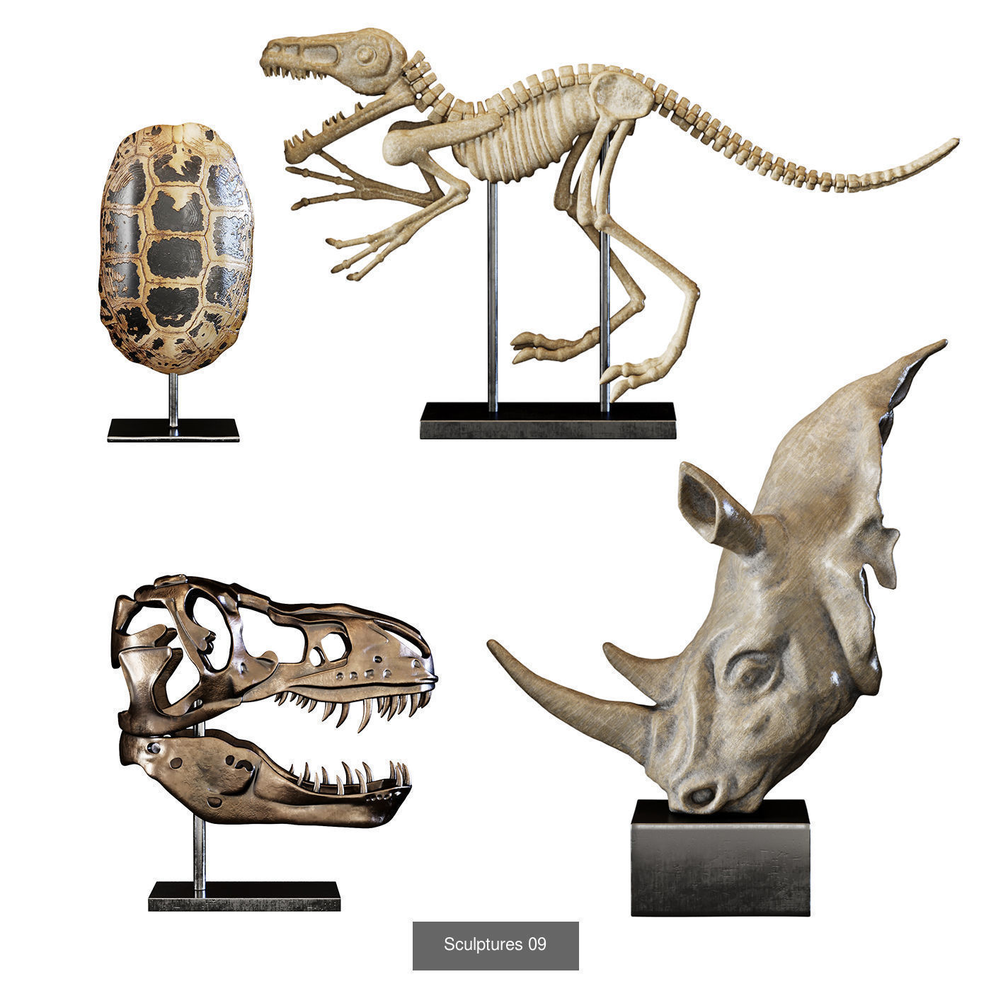 Sculptures Mega Pack 3D Model Collection_20