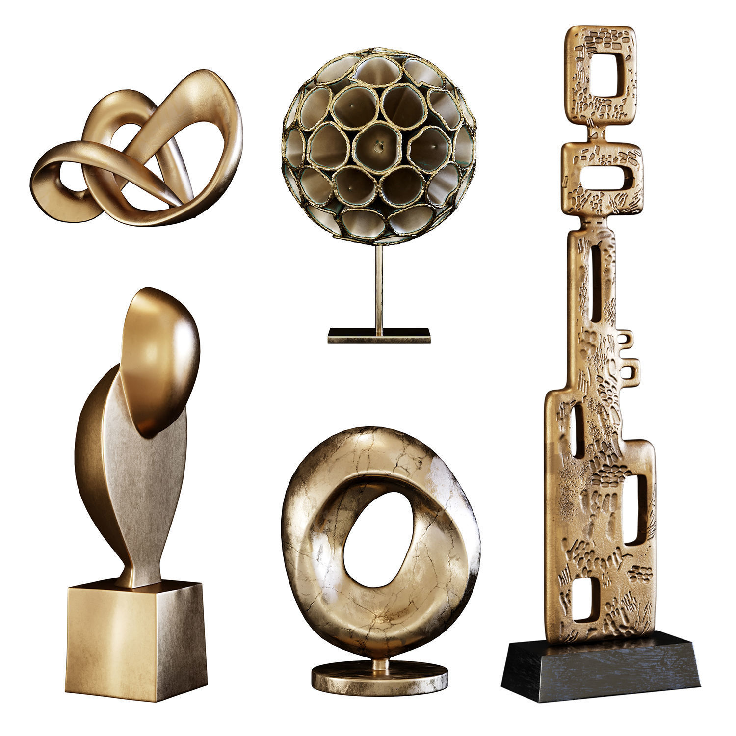 Sculptures Mega Pack 3D Model Collection_35