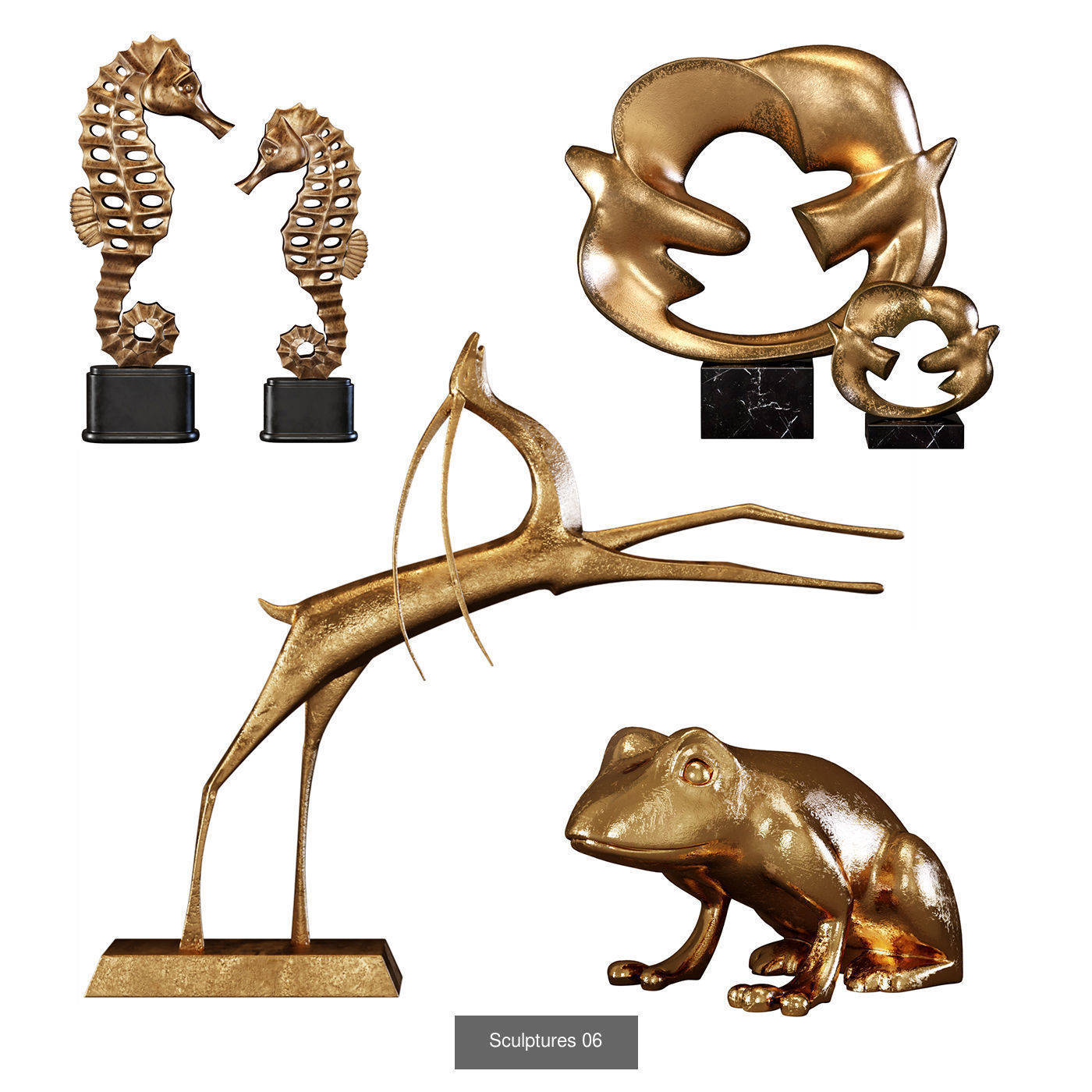 Sculptures Mega Pack 3D Model Collection_14