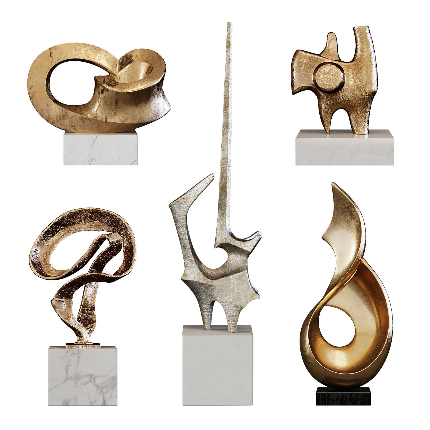 Sculptures Mega Pack 3D Model Collection_31