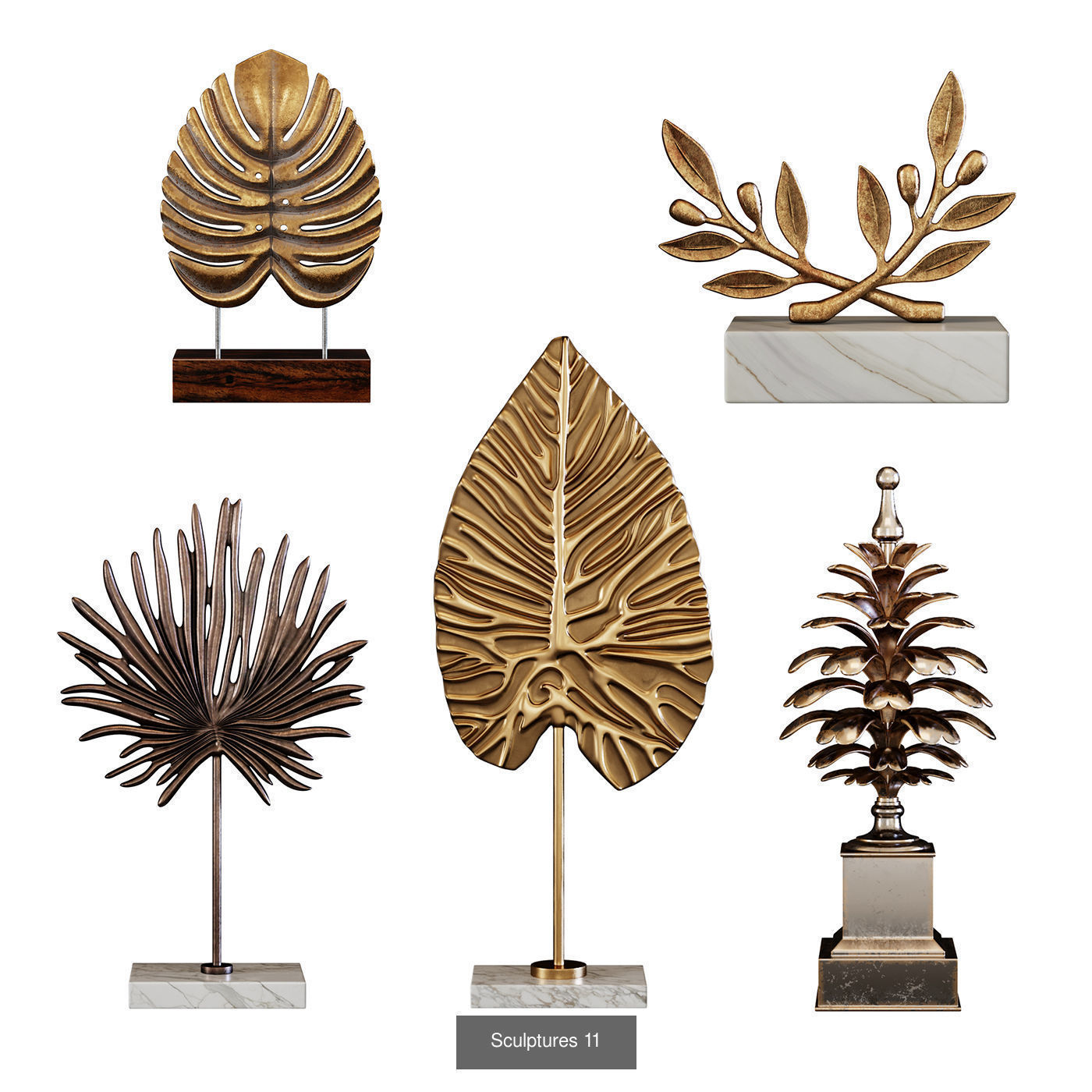 Sculptures Mega Pack 3D Model Collection_24