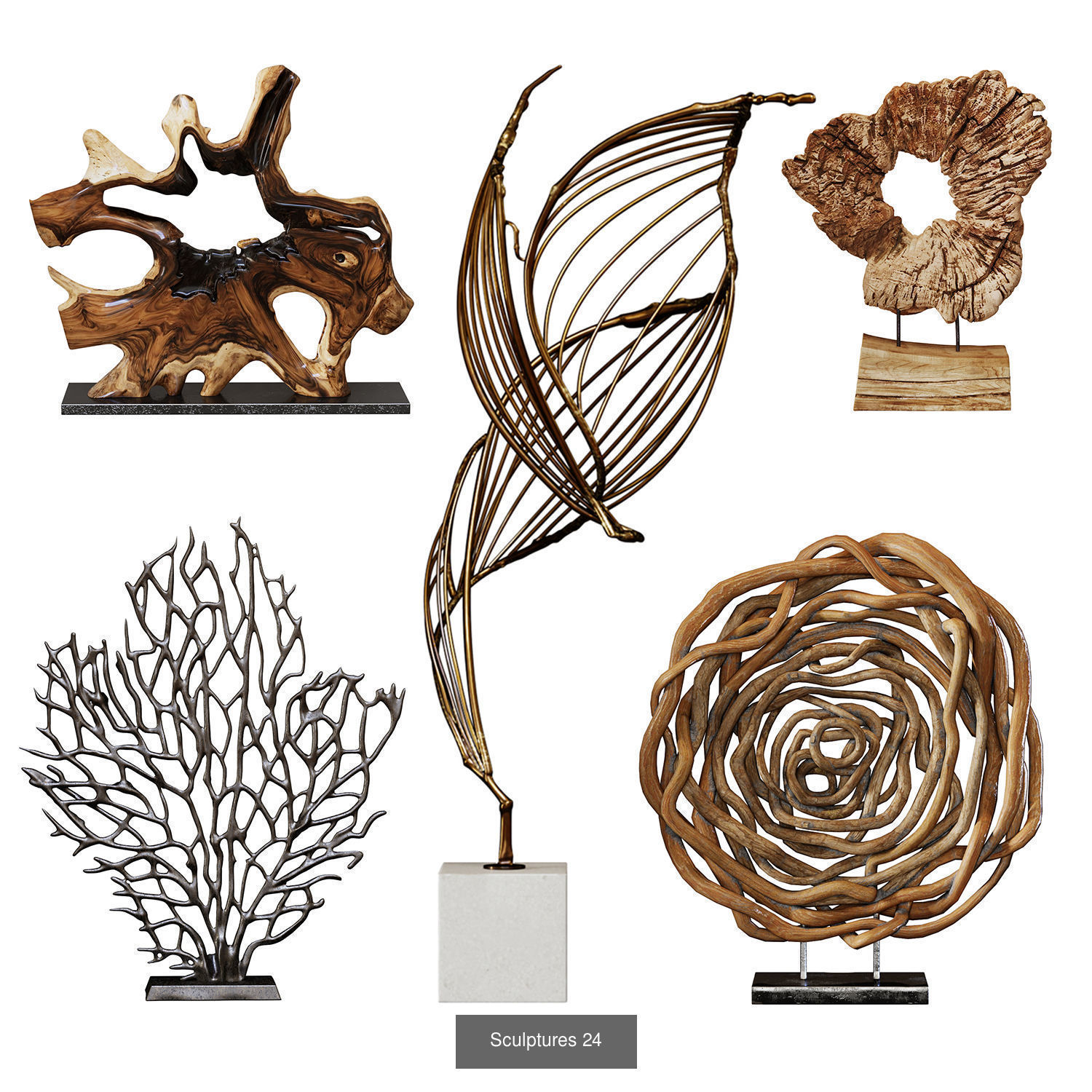 Sculptures Mega Pack 3D Model Collection_49