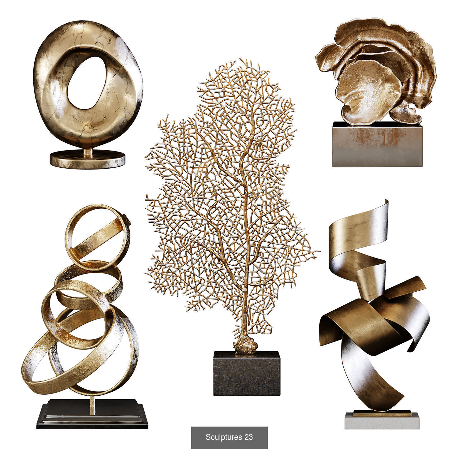 Sculptures Mega Pack 3D Model Collection_48