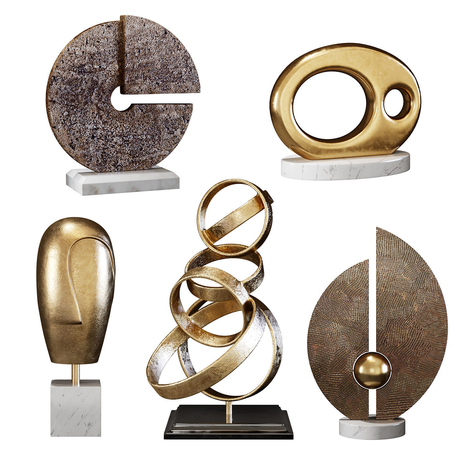 Sculptures Mega Pack 3D Model Collection_37