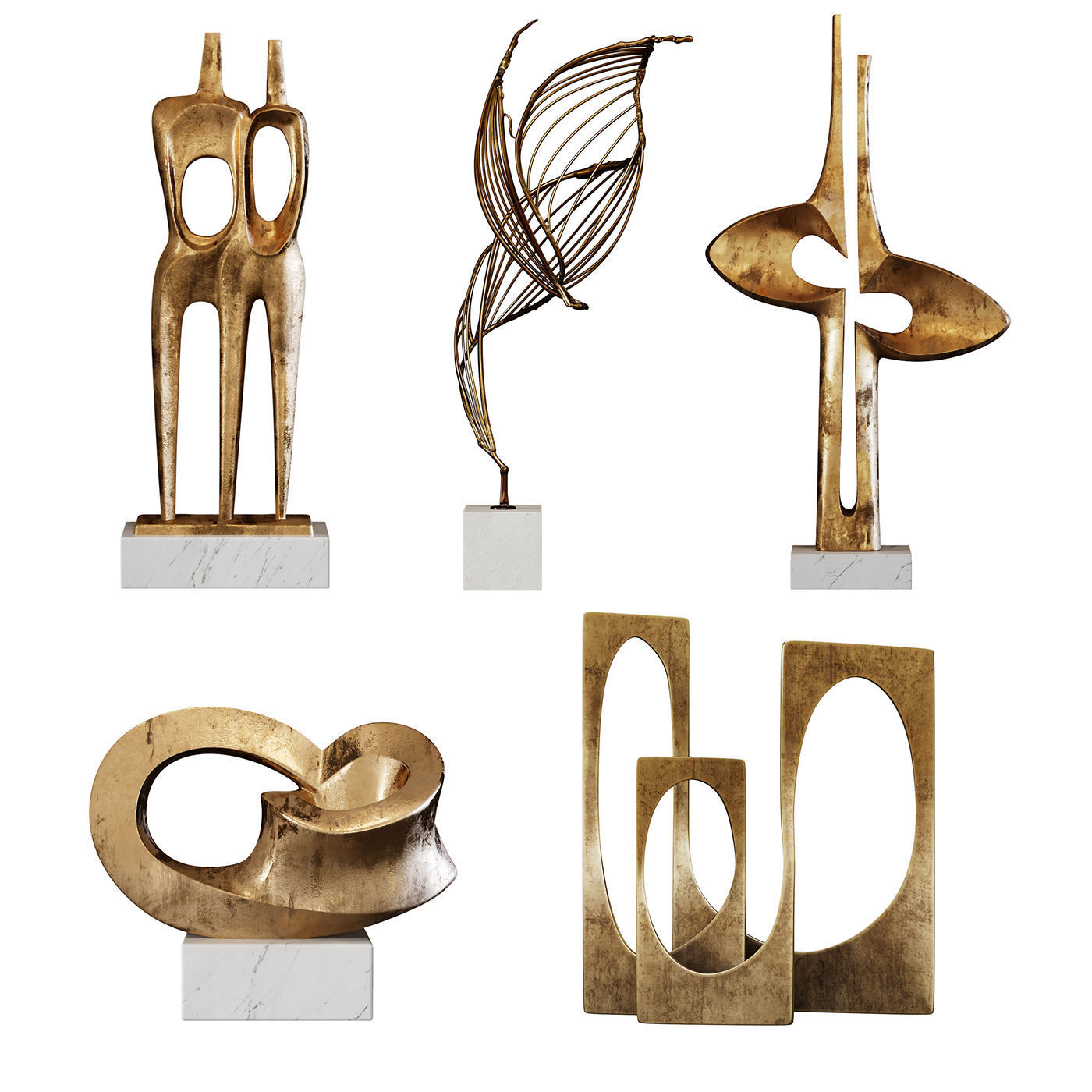 Sculptures Mega Pack 3D Model Collection_15