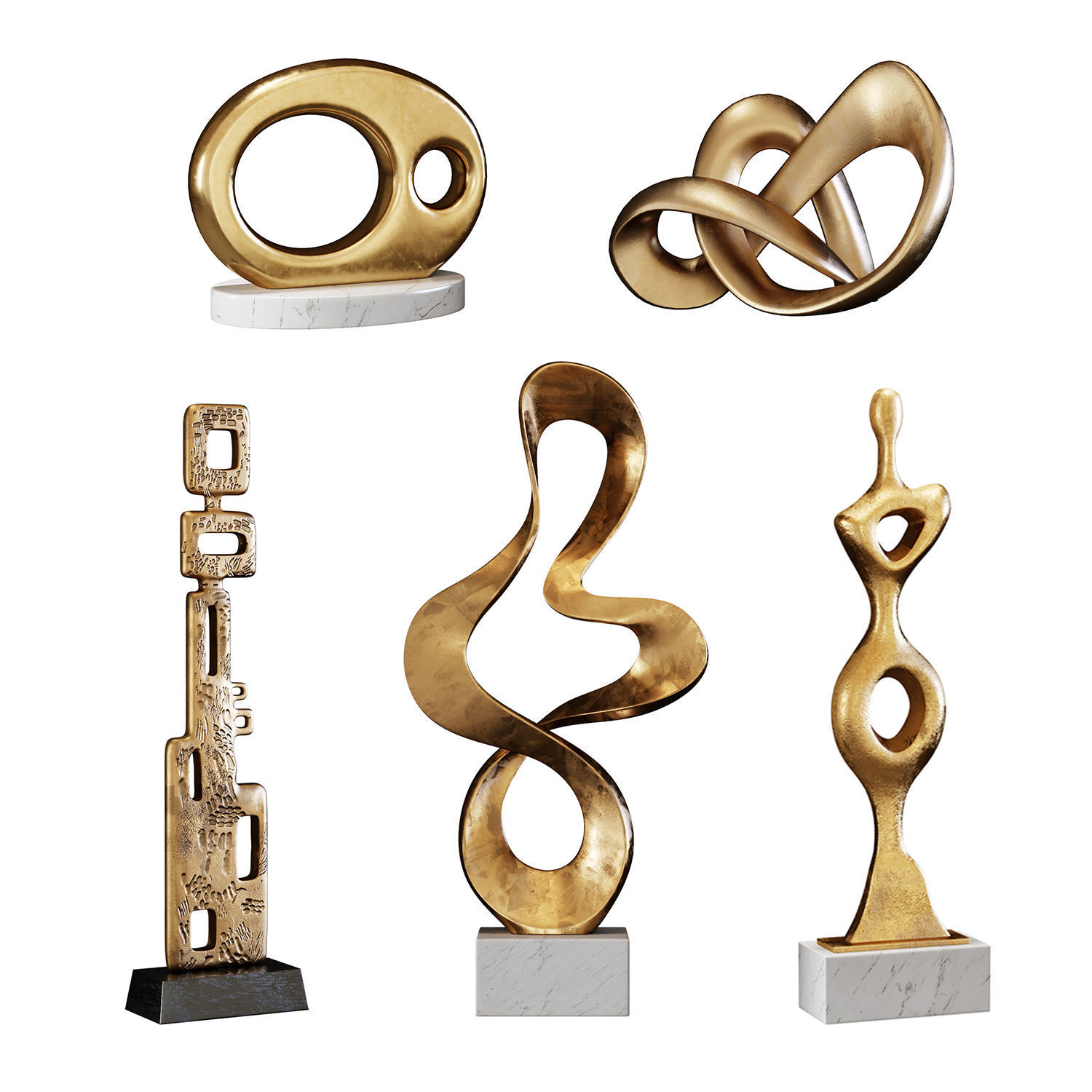 Sculptures Mega Pack 3D Model Collection_43